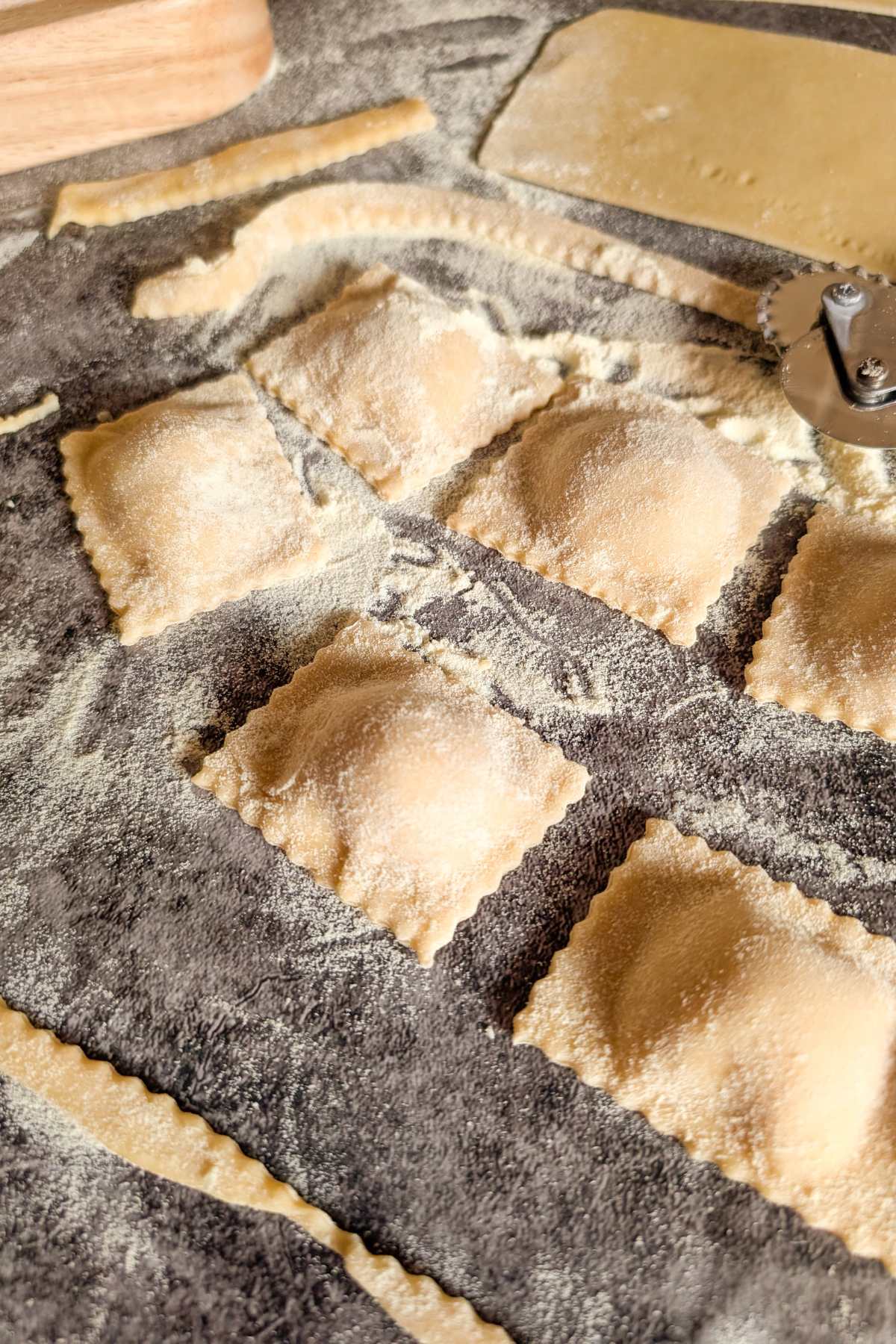 Italian pumpkin ravioli