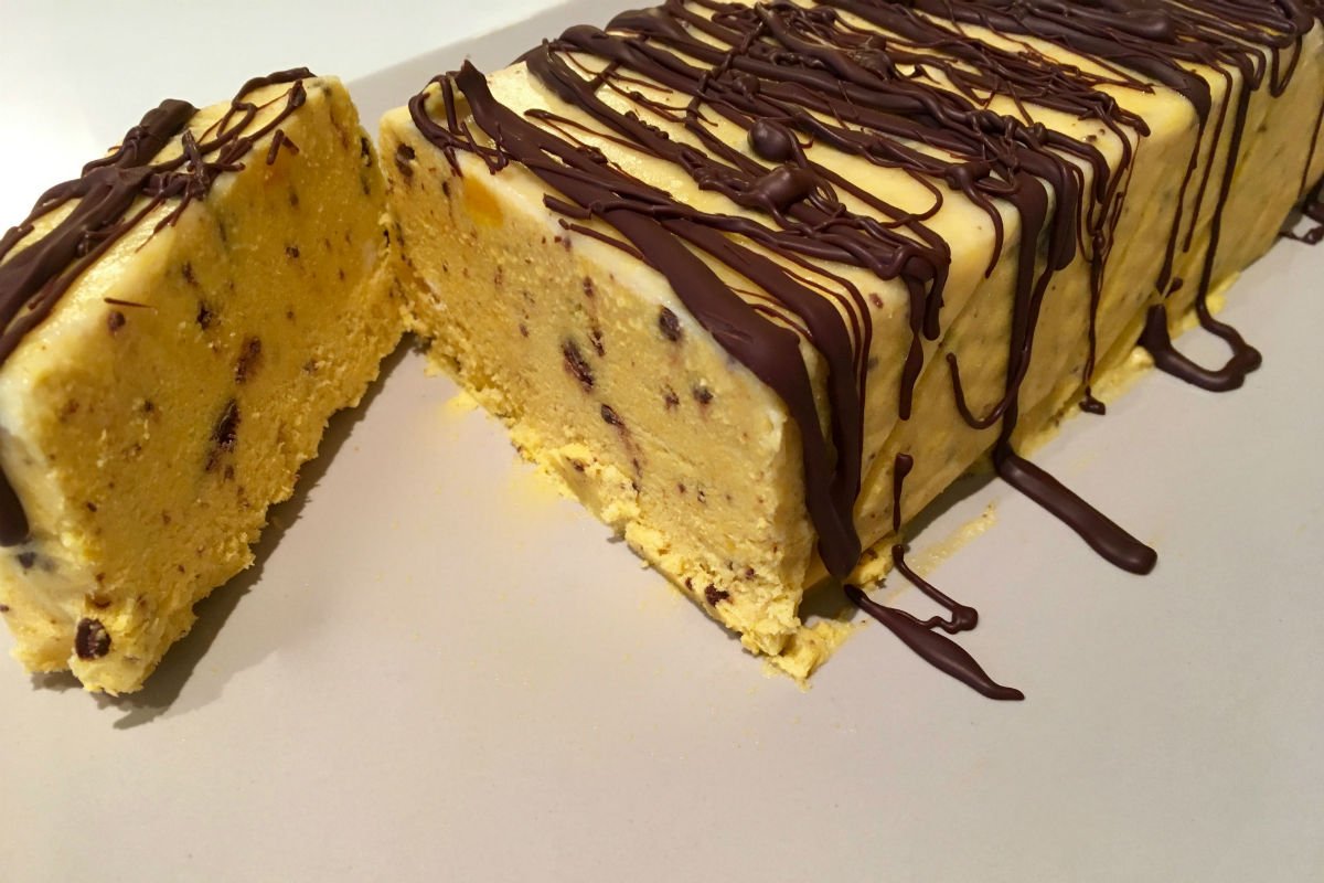 Pumpkin Semifreddo with Dark Chocolate