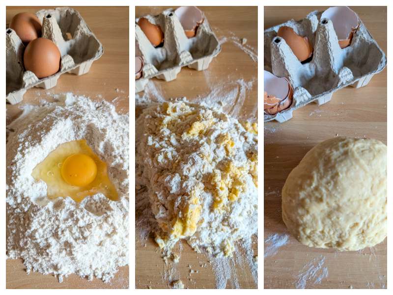 how to make the pasta dough