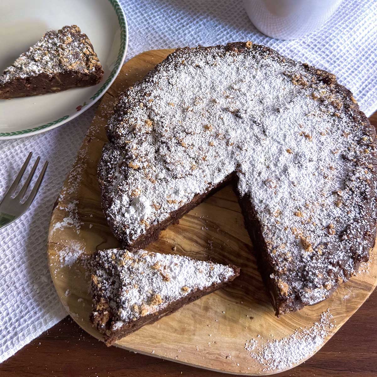 Torta di Pane e Cioccolato (Italian Chocolate Bread Cake)