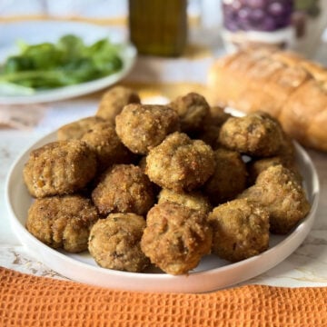 italian fried meatballs