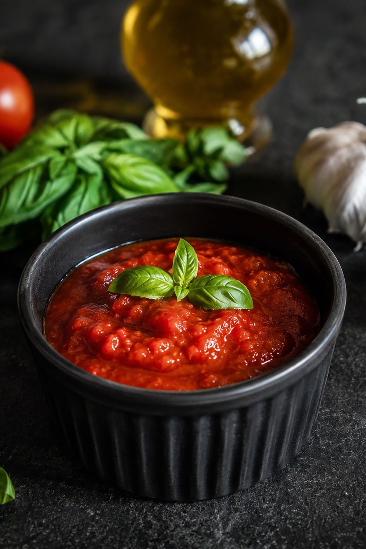 Italian tomato sauce from fresh tomatoes