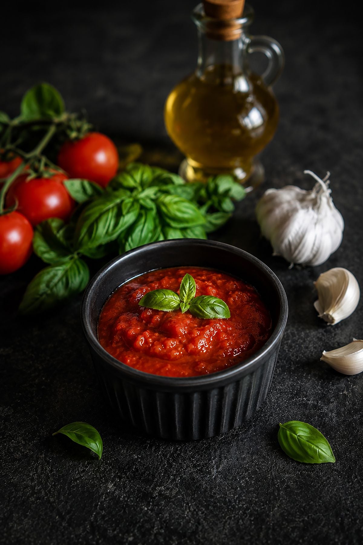 Italian tomato sauce from fresh tomatoes