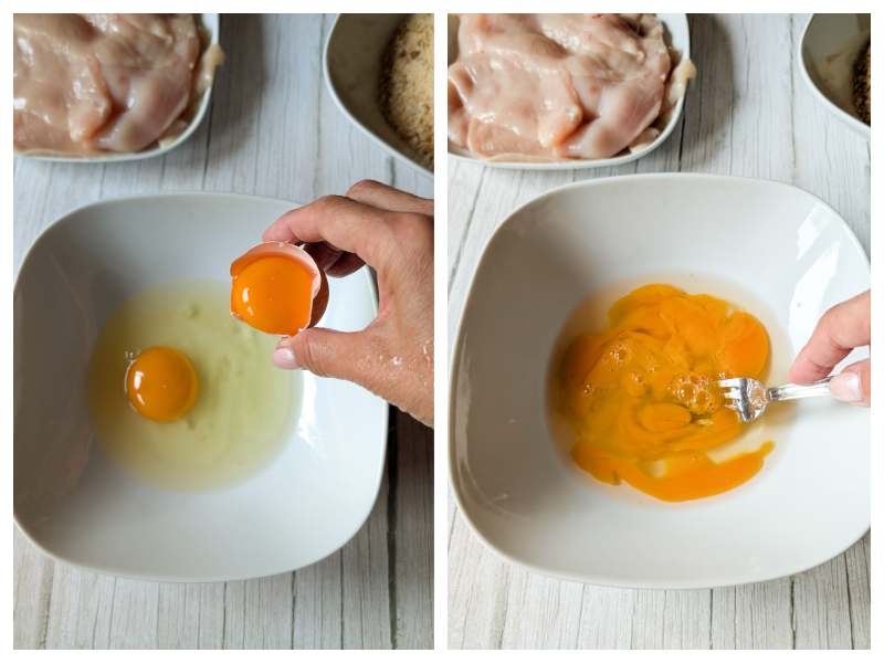 Italian chicken cutlets recipe step 1