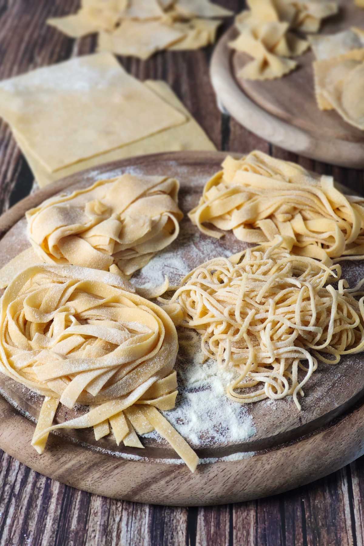 homemade pasta shapes