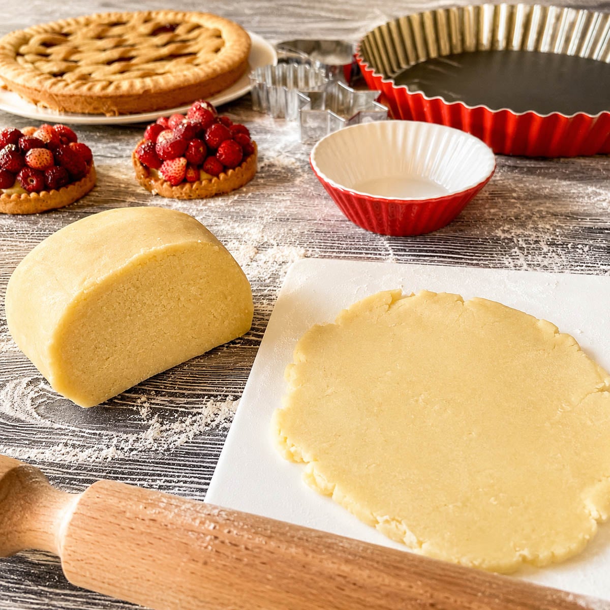 Pasta Frolla Recipe (Italian Sweet Shortcrust Pastry)