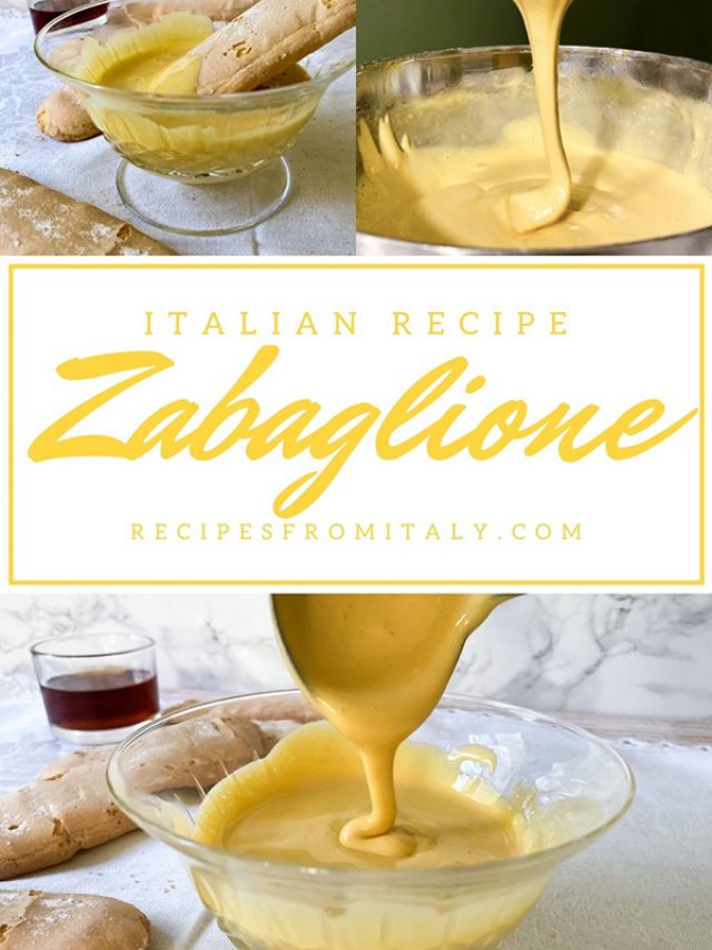 Italian Dessert Zabaglione Recipes from Italy