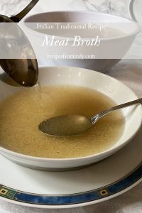 Generic Meat Broth Homemade Italian Meat Broth Recipe - Recipes from Italy