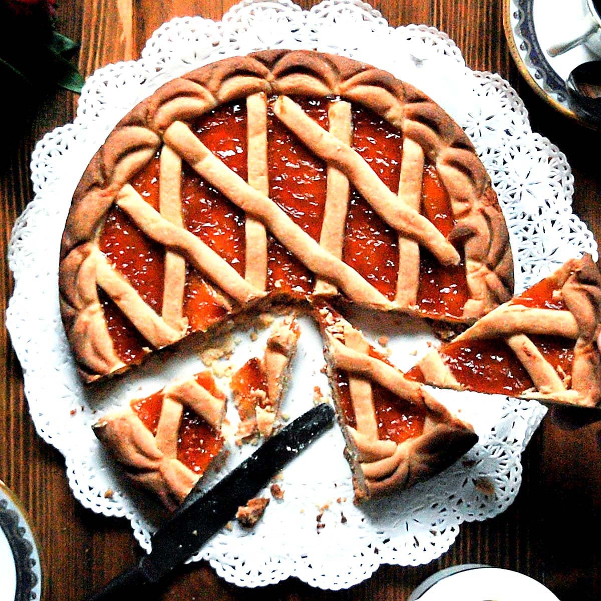 Traditional Italian Crostata Recipe (Italian Jam Tart)