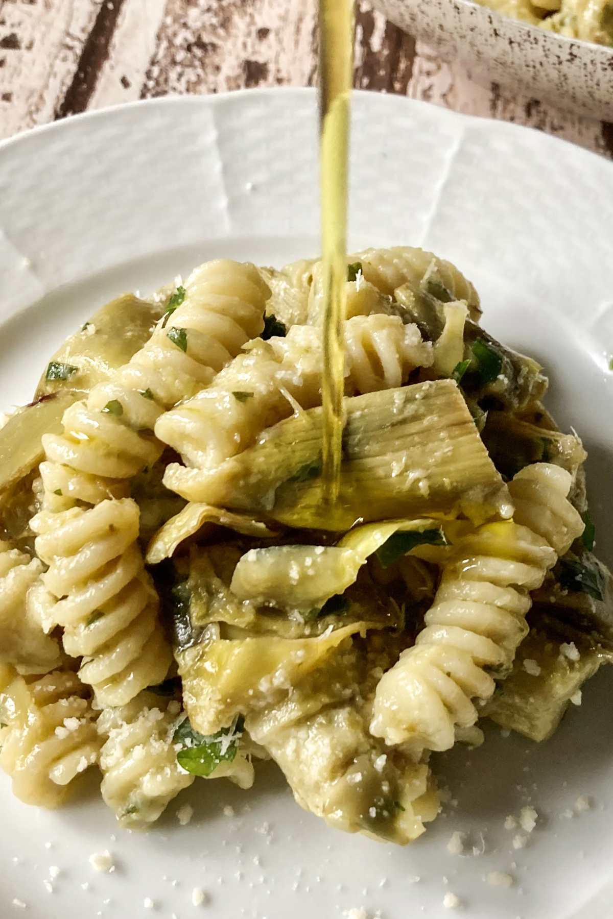 creamy artichoke pasta