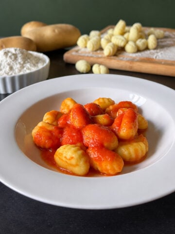 authentic italian potato gnocchi