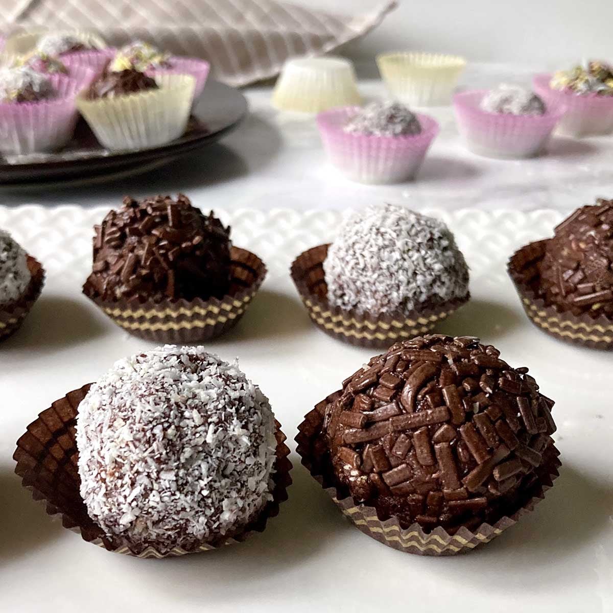 Easy Chocolate Mascarpone Truffles
