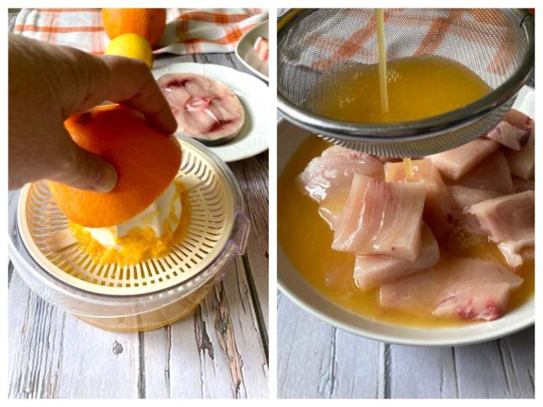 Swordfish in Orange Juice Pesce Spada all'Arancia Recipes from Italy