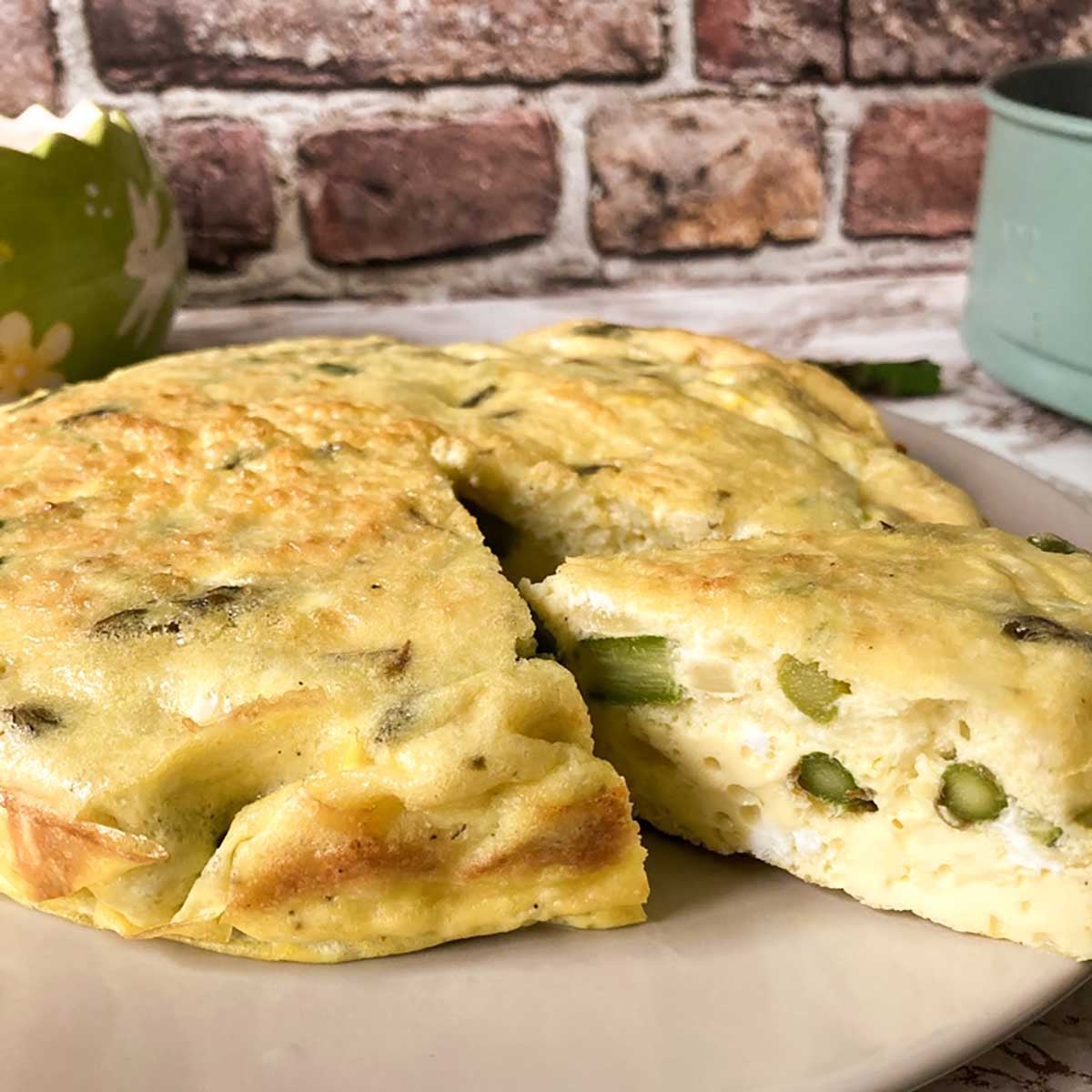 Baked Frittata with Asparagus and Parmigiano