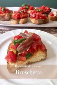 Classic Bruschetta with Tomato and Basil - Recipes from Italy