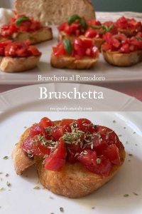 Classic Bruschetta with Tomato and Basil - Recipes from Italy
