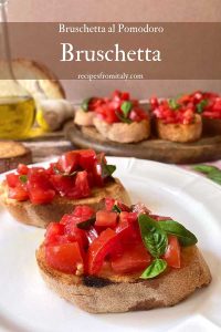 Classic Bruschetta with Tomato and Basil - Recipes from Italy