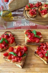 Classic Bruschetta with Tomato and Basil - Recipes from Italy