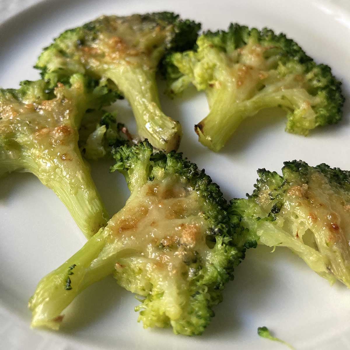 Roasted Crispy Broccoli with Parmigiano Reggiano