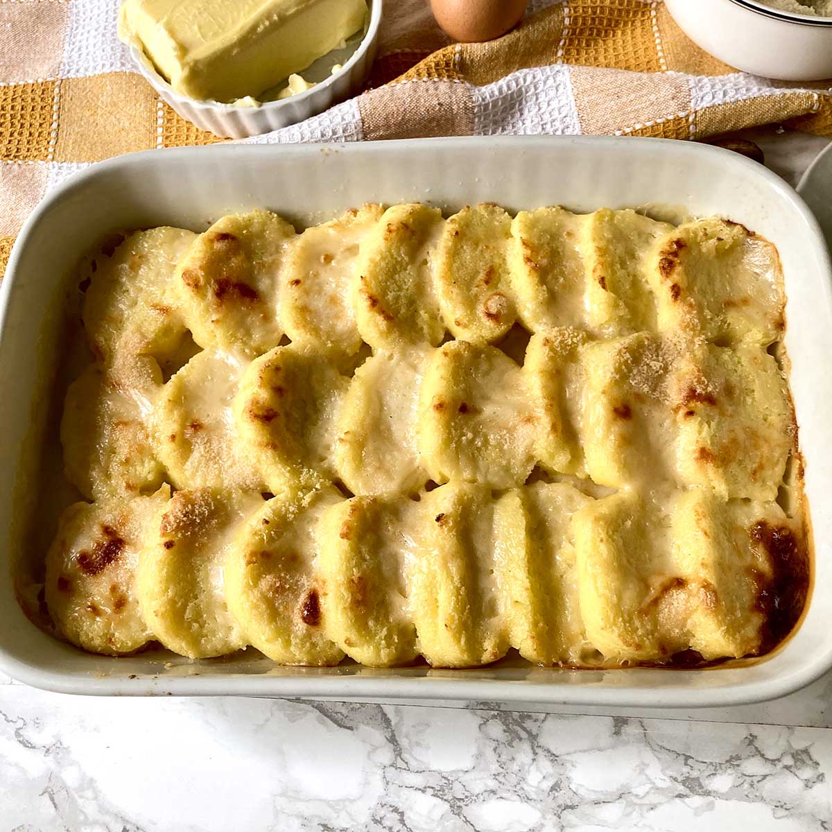 Gnocchi alla Romana (Italian Semolina Gnocchi)