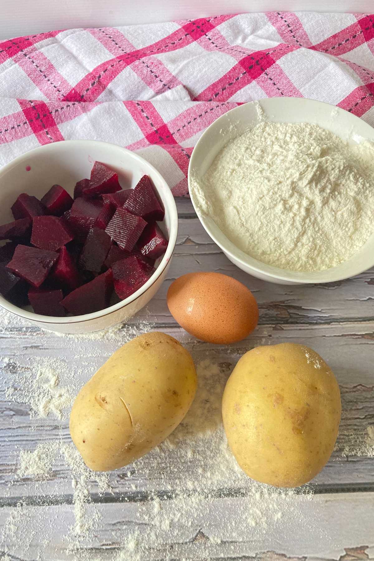 beet gnocchi ingredients