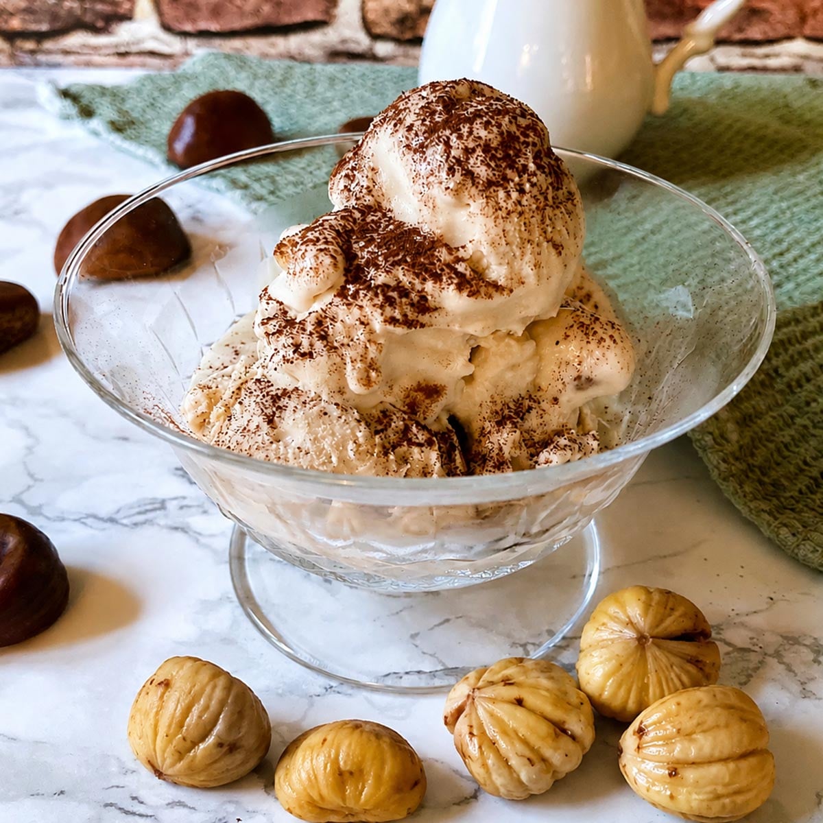 Chestnut Gelato Recipe (Italian Gelato di Castagne)
