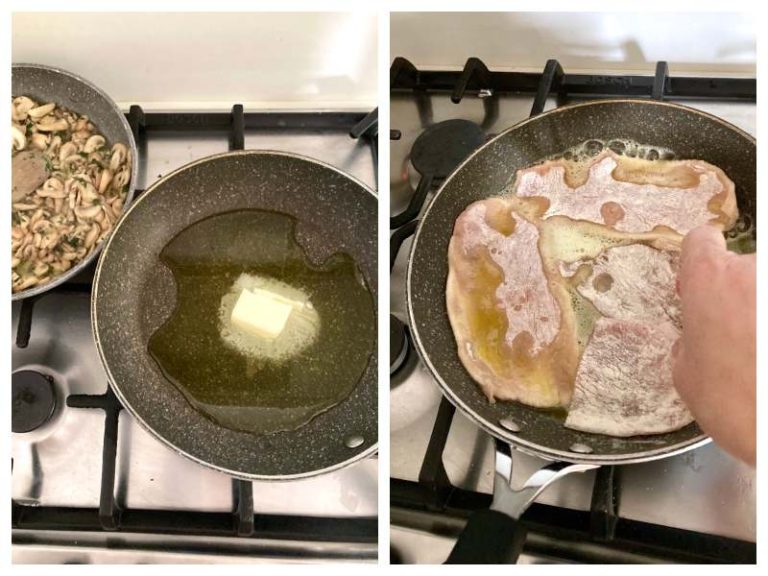 Scaloppine ai Funghi (Veal Scallopini with Mushrooms) - Recipes from Italy