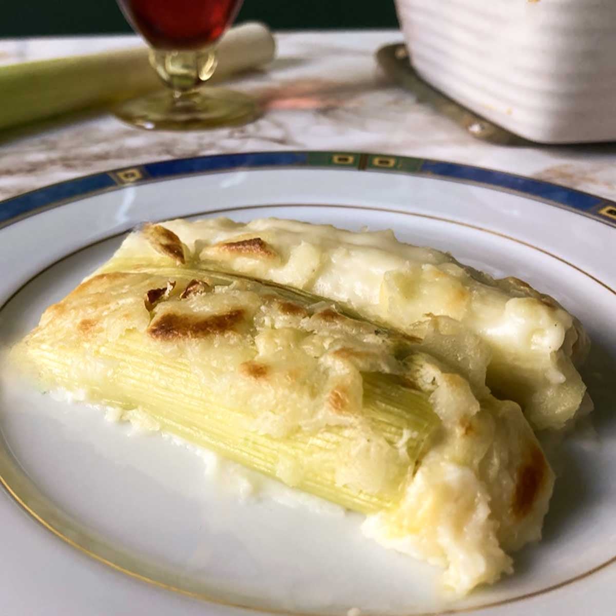 Gluten-free Leek cannelloni Recipe