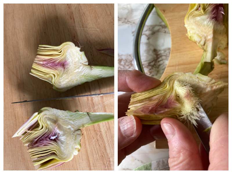 artichoke salad step 3