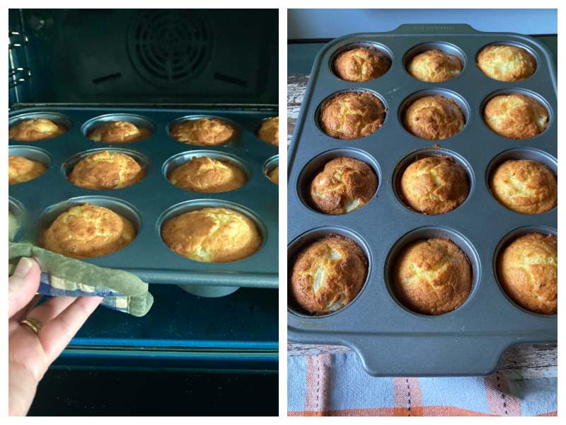 pear and gorgonzola muffins step 6