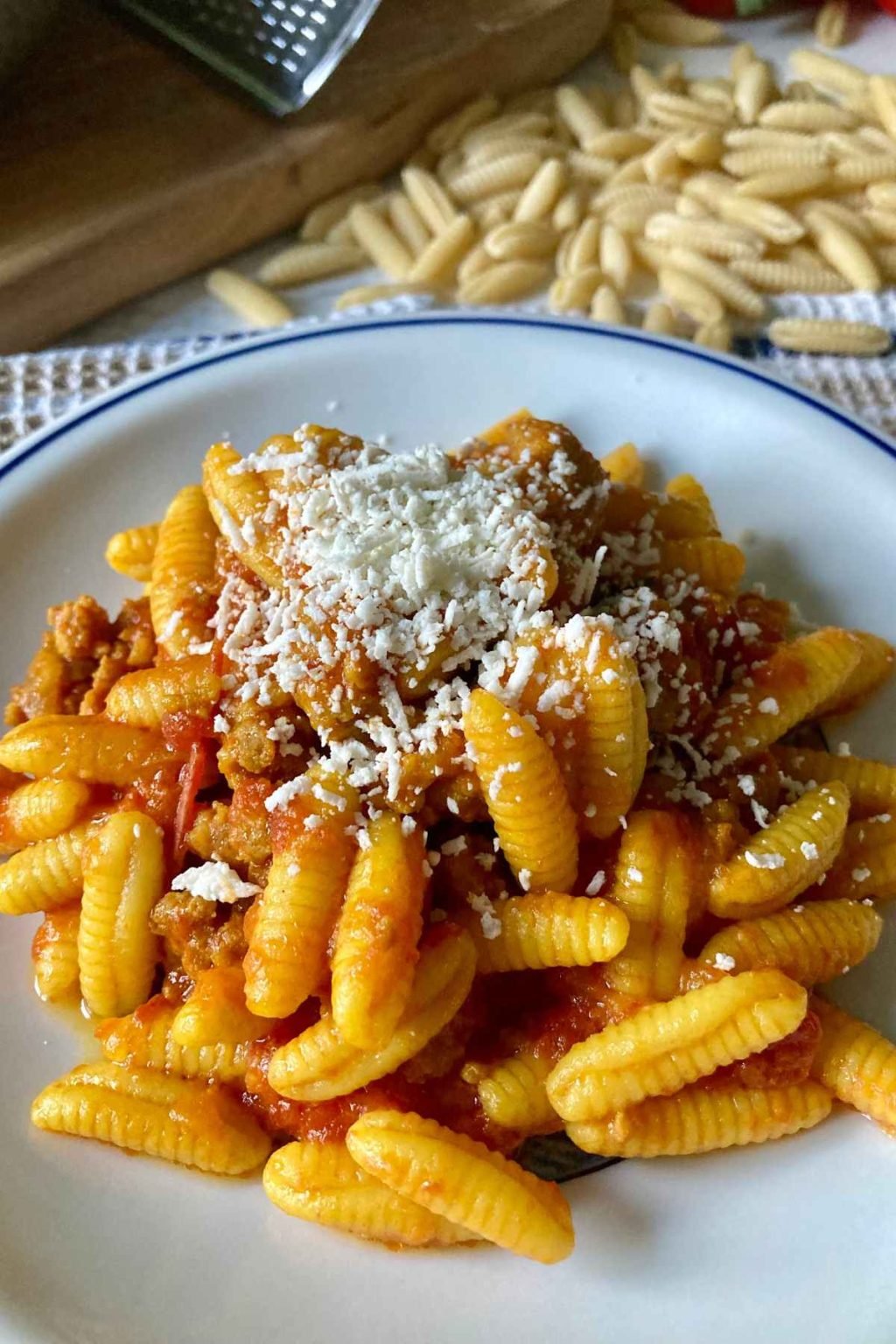 Malloreddus alla Campidanese (Sardinian Pasta Recipe) - Recipes from Italy