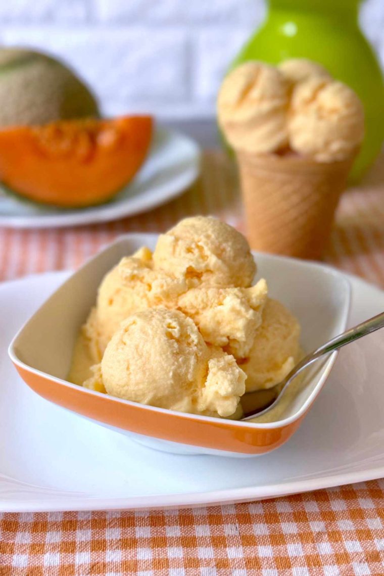 Creamy Fresh Melon Gelato Recipes from Italy