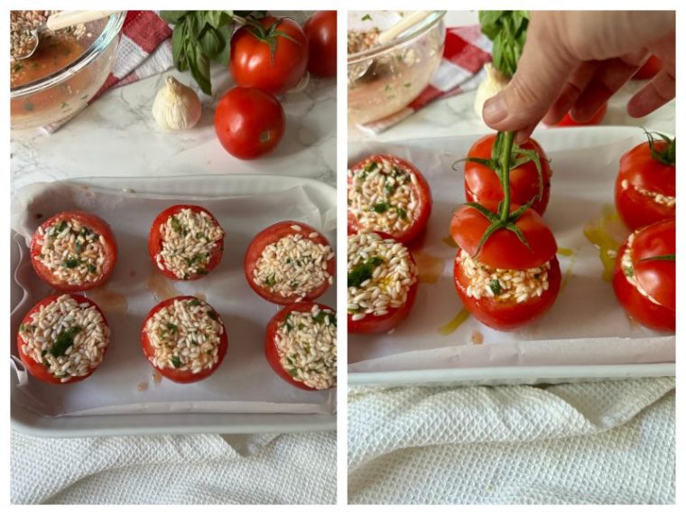 Roman Rice-stuffed Tomatoes (Pomodori al Riso) - Recipes from Italy