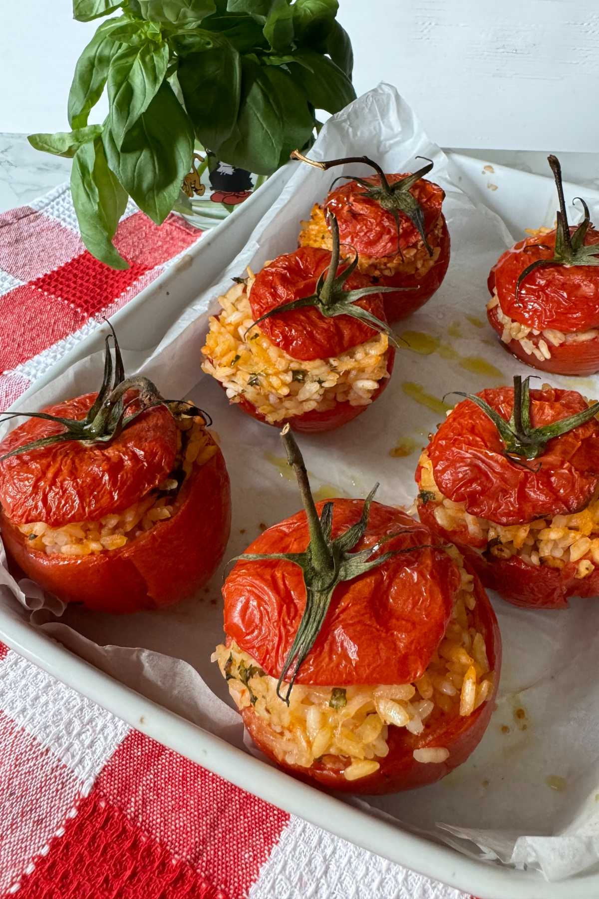 roman rice stuffed tomatoes