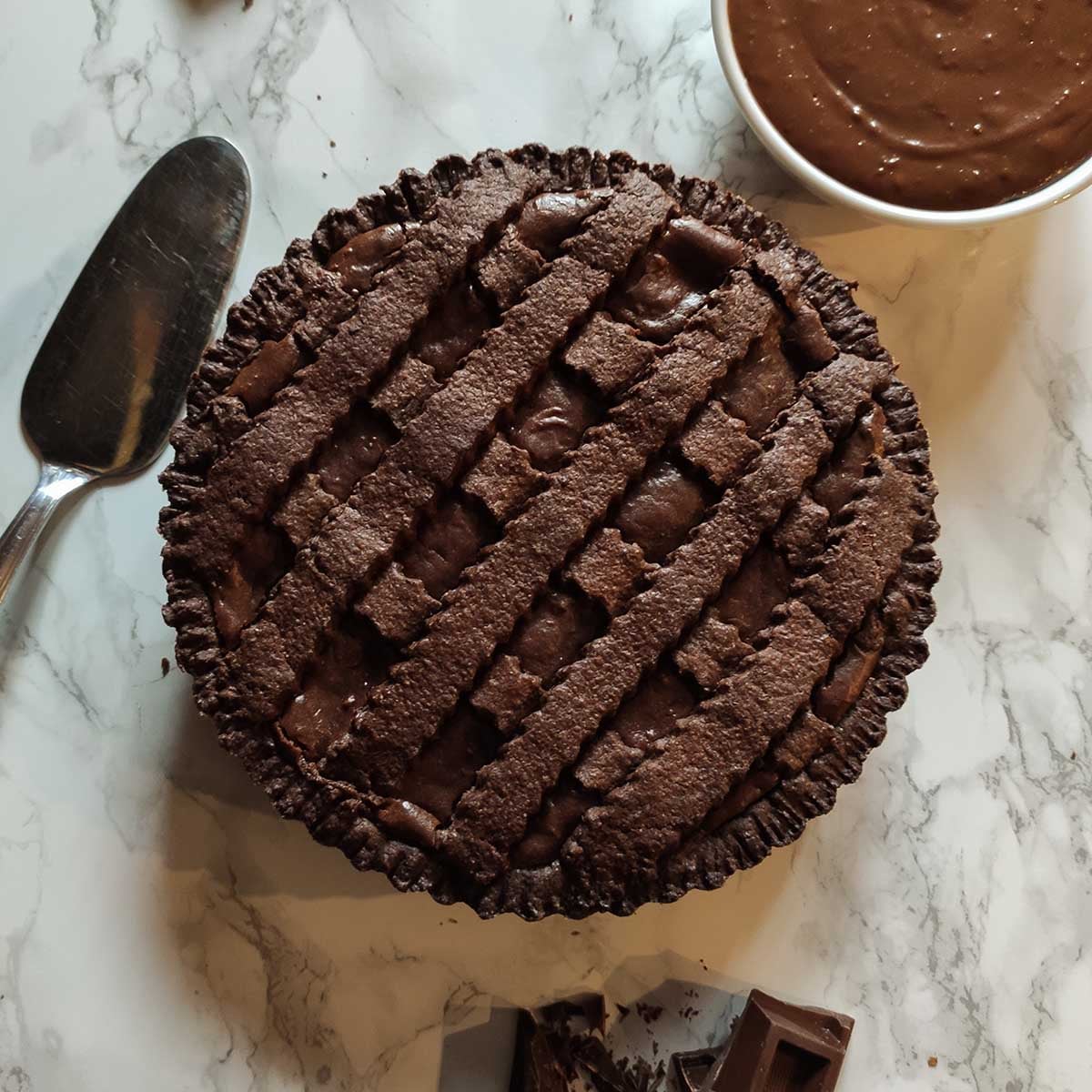 Italian Chocolate Tart (Crostata al Cioccolato)