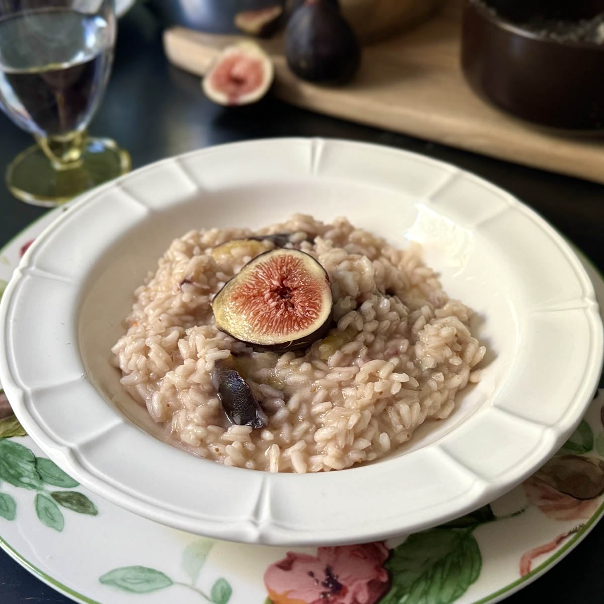 Fresh Fig Risotto Recipe