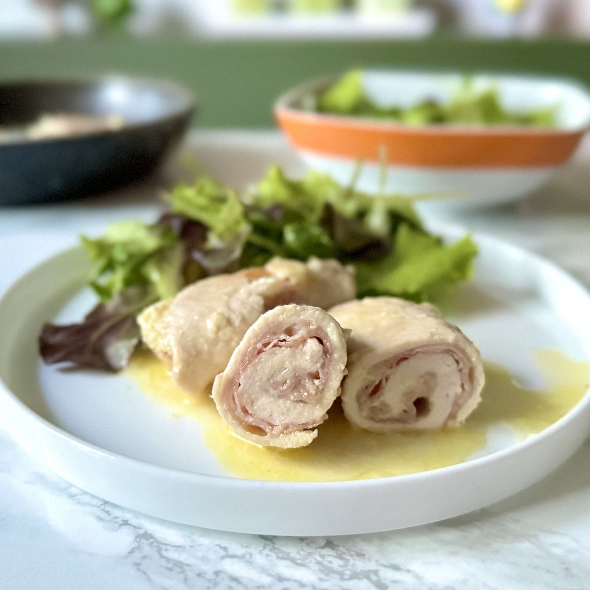 Italian Stuffed Chicken Rolls (Involtini di Pollo)