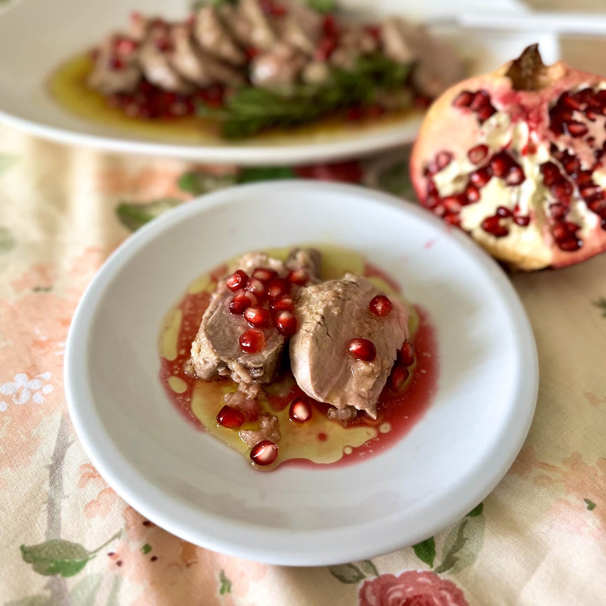Pork Tenderloin with Pomegranate Sauce
