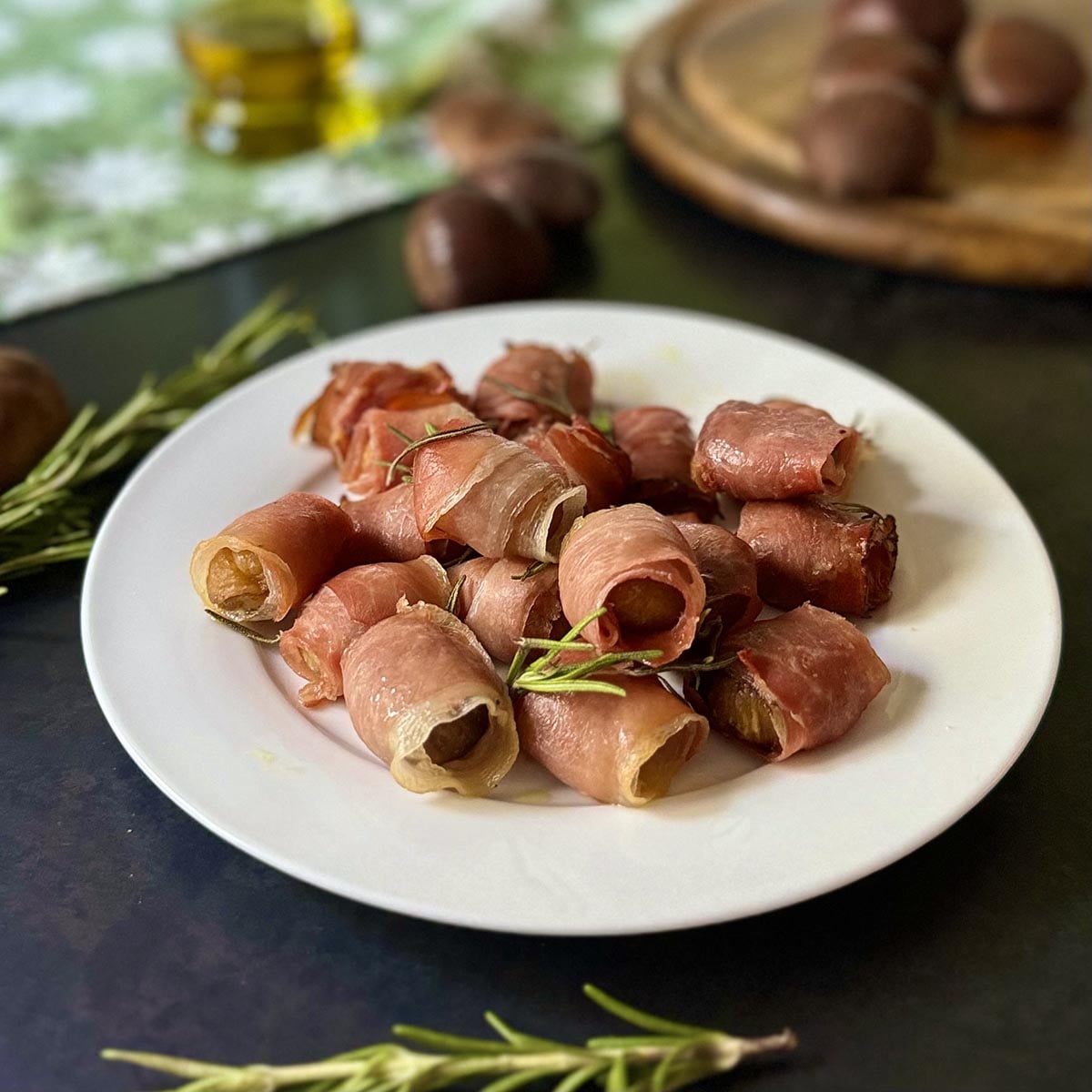 Italian Speck Wrapped Chestnuts