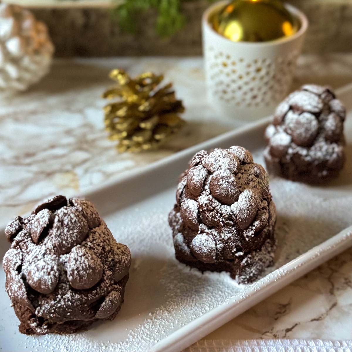 No-Bake Chocolate Pinecones Recipe
