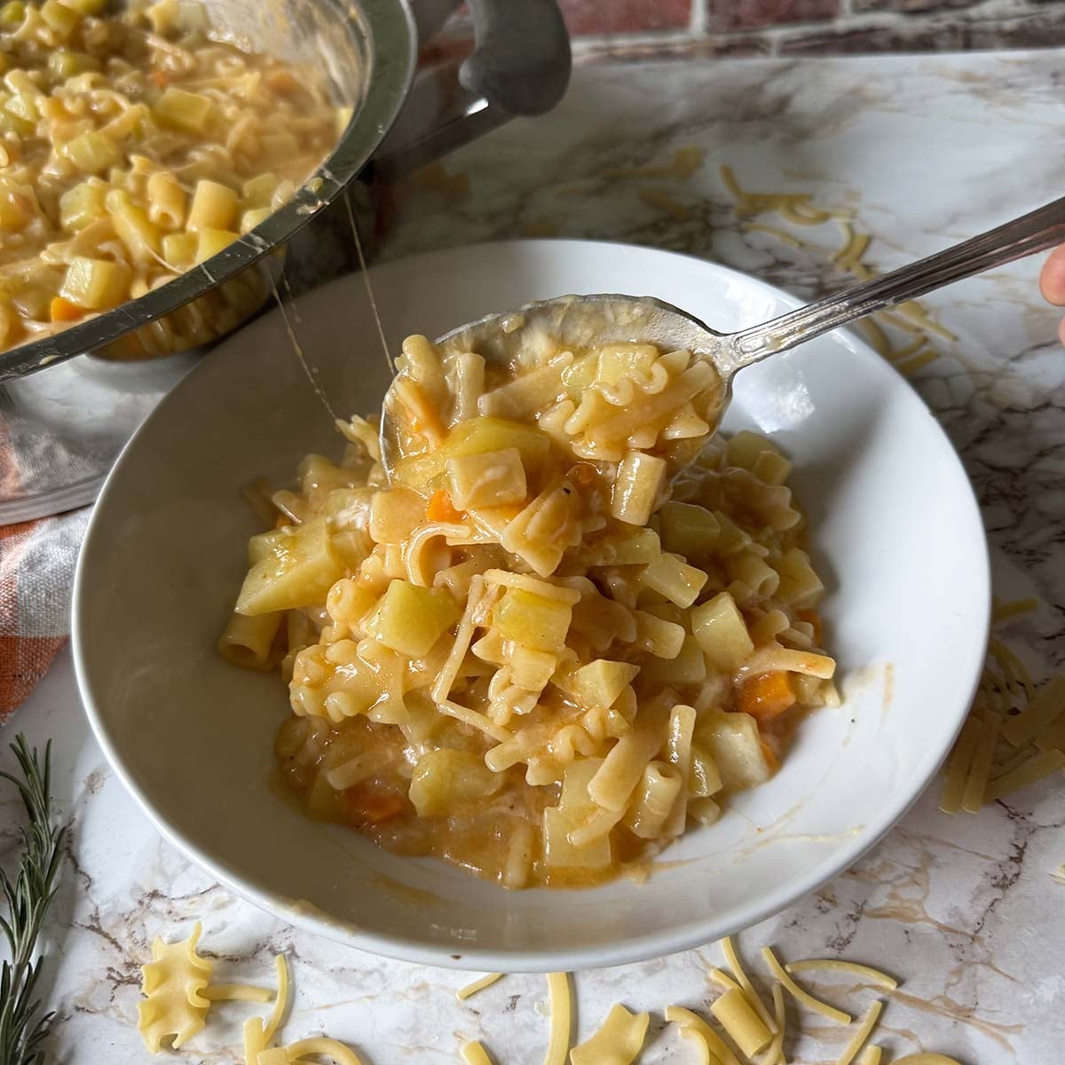 Neapolitan Pasta and Potatoes Recipe (Pasta e Patate)