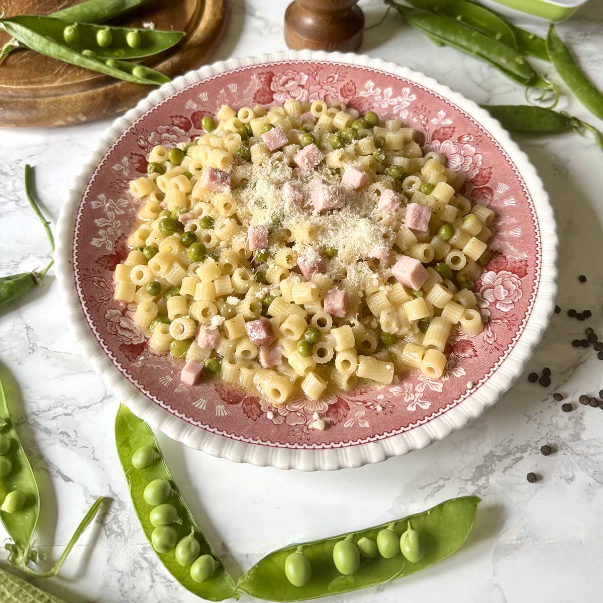 Pasta e Piselli alla Napoletana (Neapolitan Pasta and Peas)