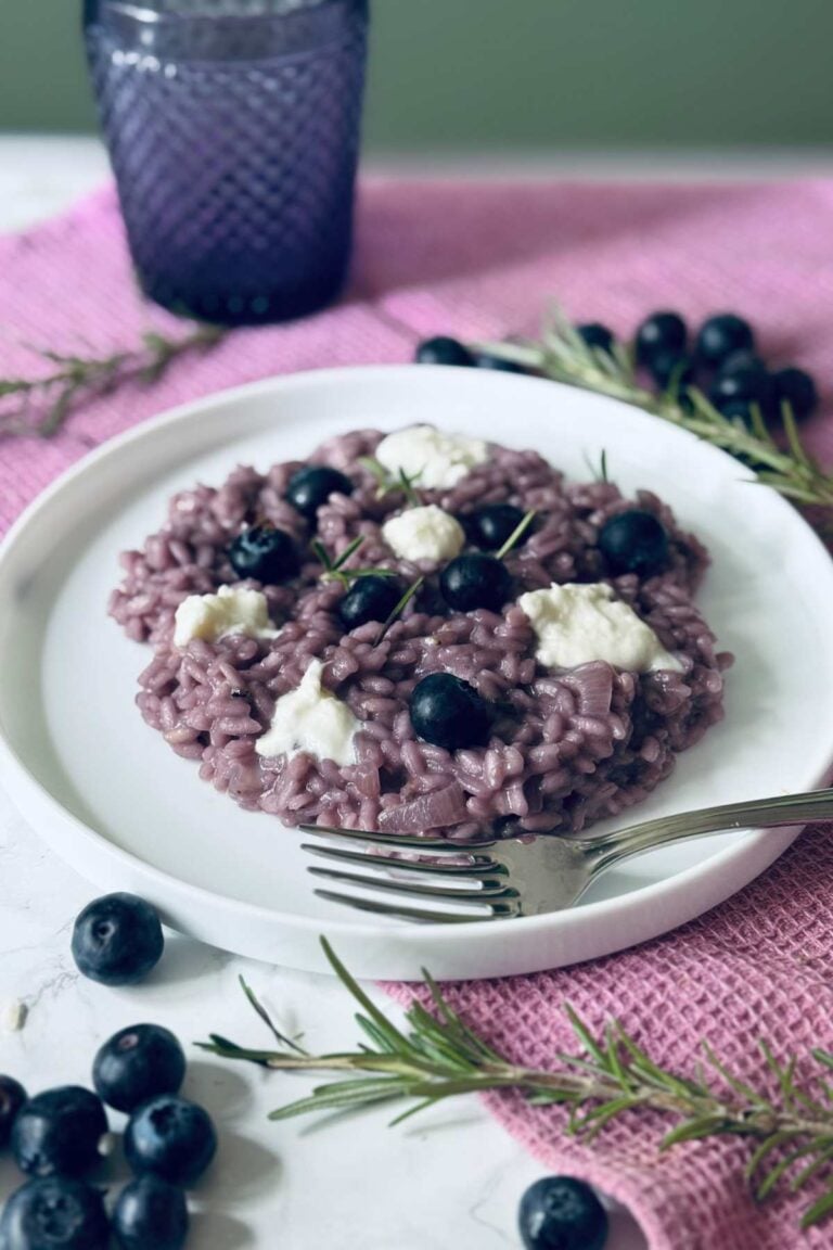 Blueberry Risotto (Italian Risotto with Fresh Blueberries) - Recipes ...