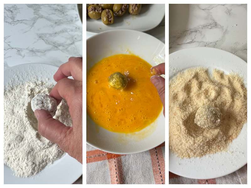 italian stuffed olives step 5