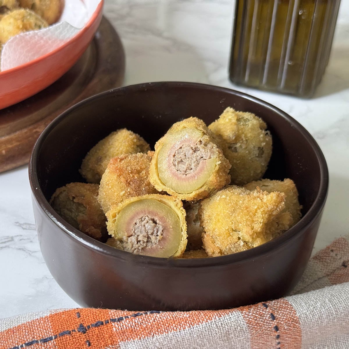 Olive all’Ascolana (Italian Stuffed Fried Olives)