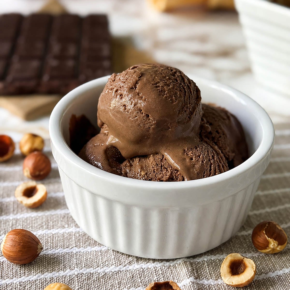 Gianduia Gelato Recipe (Italian Chocolate Hazelnut Gelato)