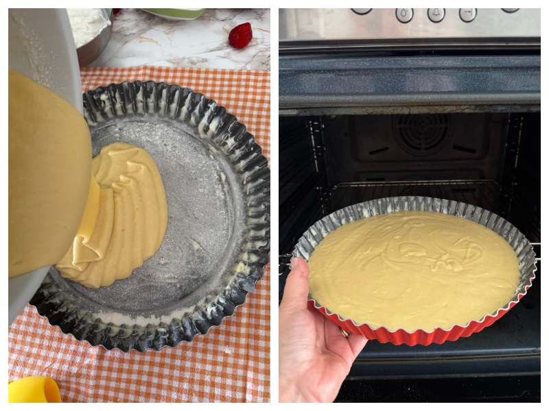 soft fruit tart with yogurt cream step 4