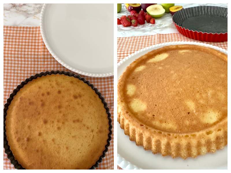 soft fruit tart with yogurt cream step 6