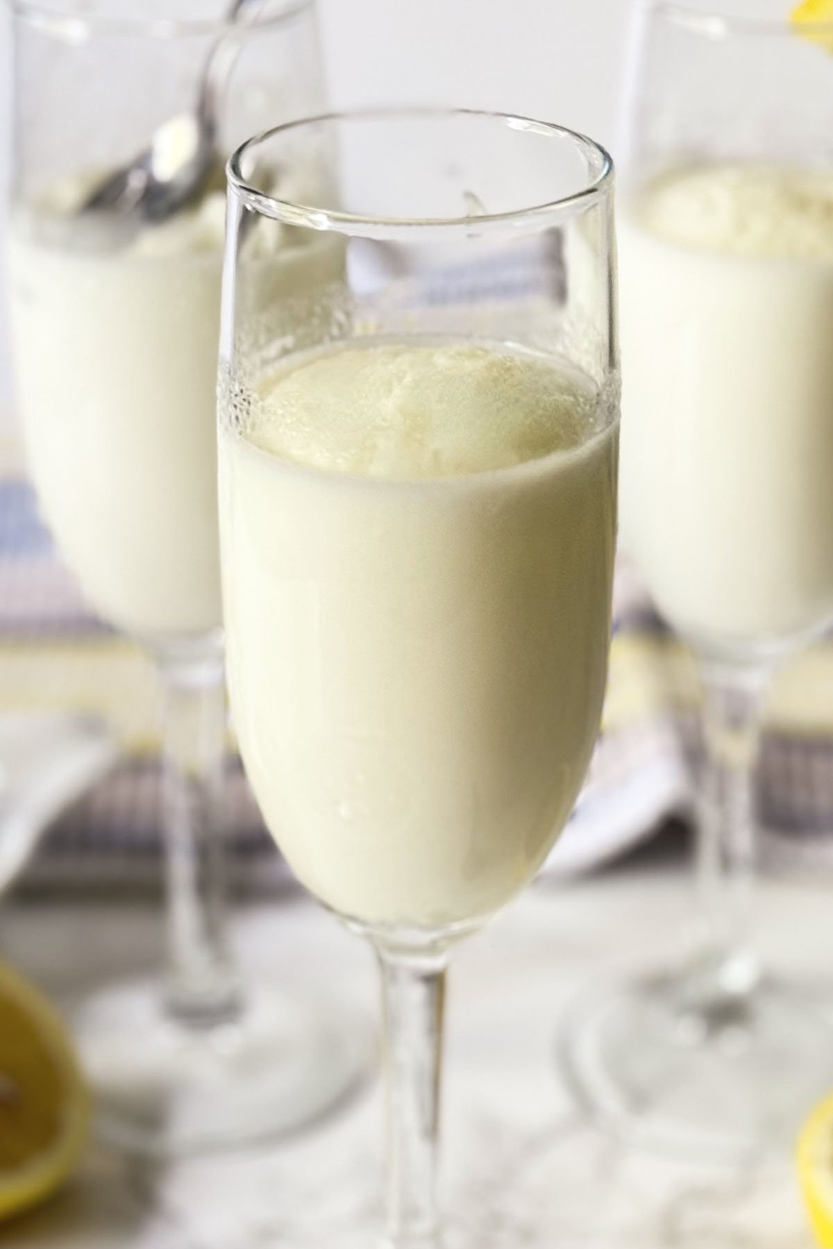 traditional Italian lemon sorbet