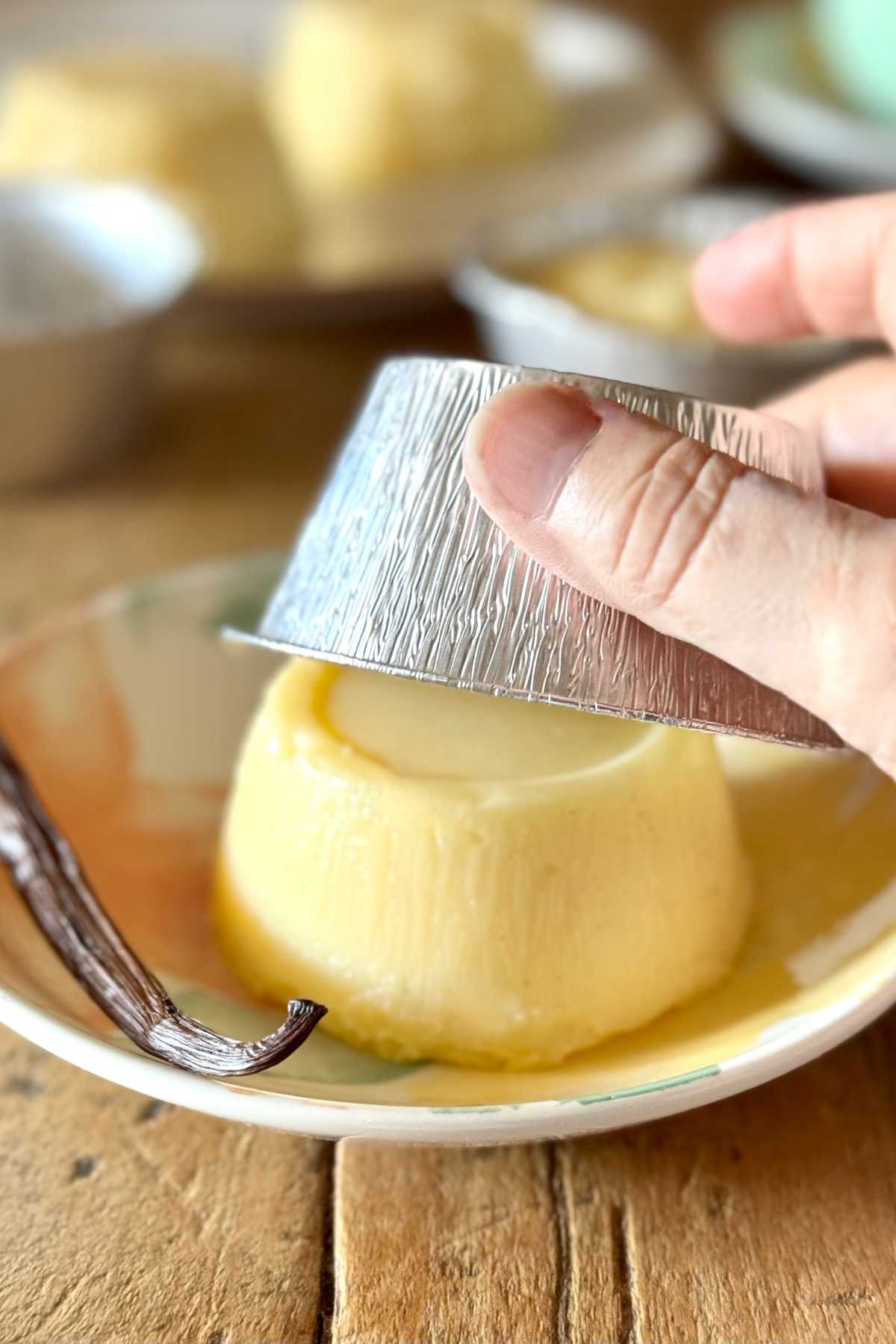 Italian vanilla pudding